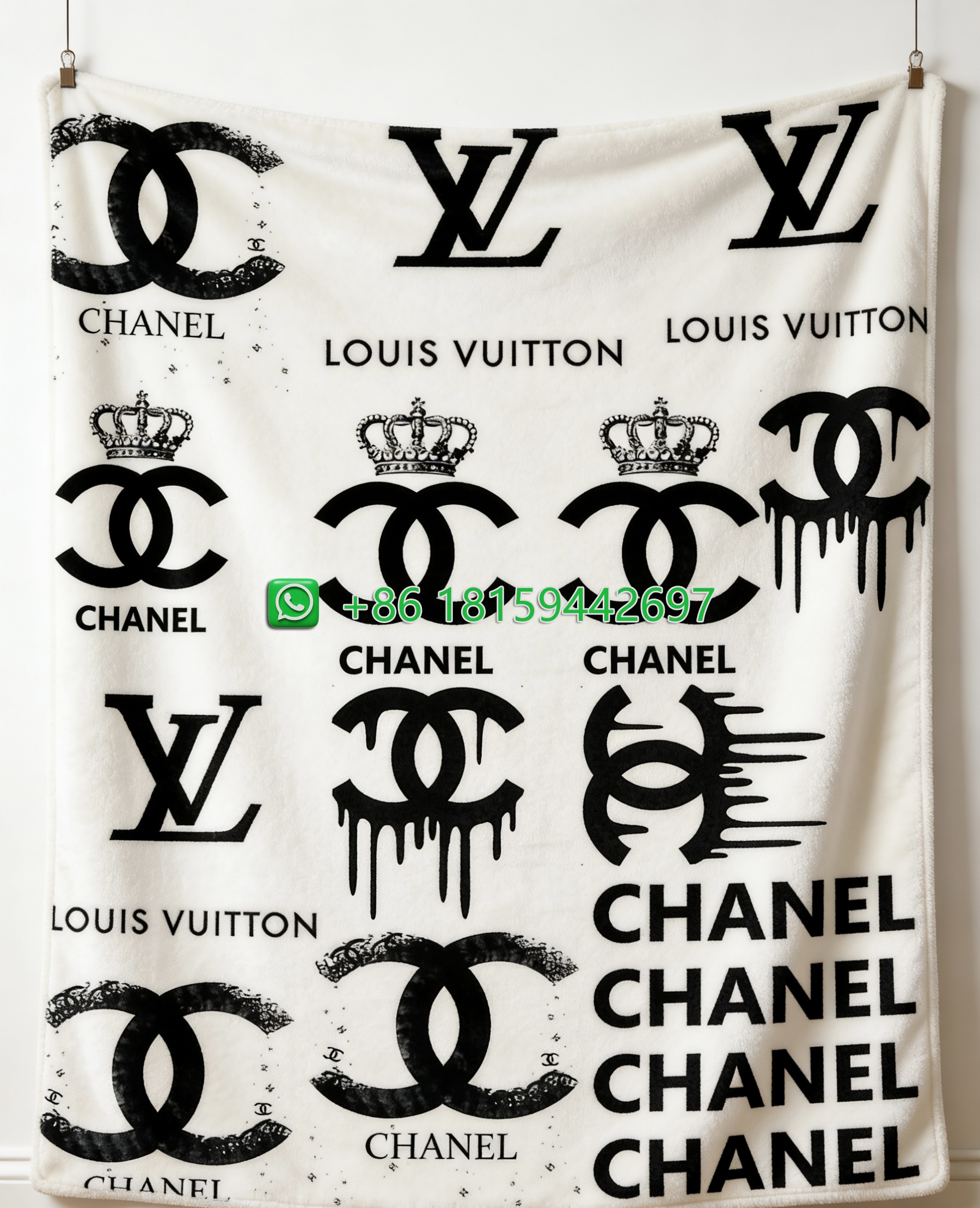Chanel Throw Blankets